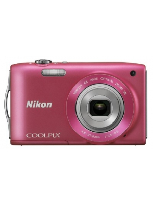Nikon S3300 Point & Shoot Camera(Pink)