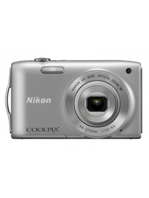 Nikon S3300 Point & Shoot Camera(Silver)