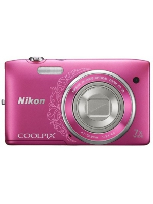 Nikon S3500 Point & Shoot Camera(Design Pink)