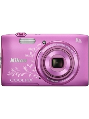 Nikon S3600 Point & Shoot Camera(Pink)