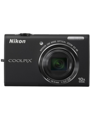 Nikon S6200 Point & Shoot Camera(Black)