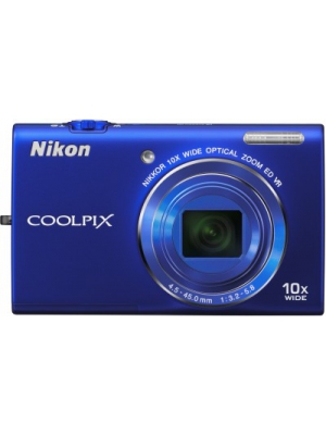 Nikon S6200 Point & Shoot Camera(Blue)