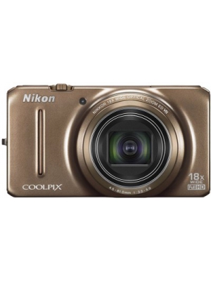 Nikon S9200 Point & Shoot Camera(Brown)