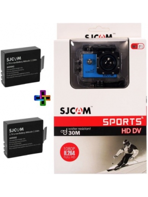 SJCAM Sjcam 4000 Sj _6 Sjcam 4000 Wifi Blue_2Battery Sports & Action Camera(Blue)