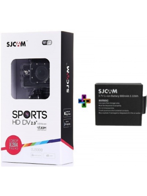 SJCAM SJCAMSJ5000WIFIBLACK_1Battery SJCAMSJ5000WIFIBLACK_1Battery Sports & Action Camera(Black)