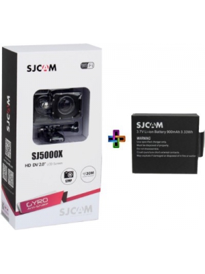 Sjcam SJCAMSJ5000XWIFIBLACK+1Battery SJCAMSJ5000WIFIBLACK_1Battery Sports & Action Camera(Black)