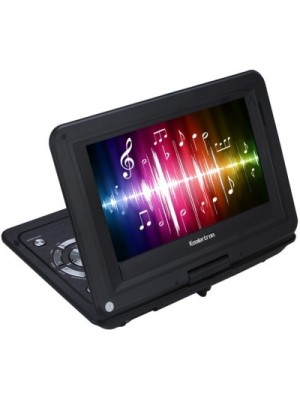 Gadget-Wagon Portable Swivel 270 dgree with USB, MMC , FM & Game 9 inch DVD Player(Black)