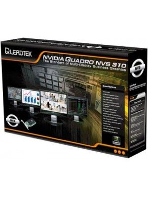 Leadtek NVIDIA Quadro NVS310 512 MB DDR3 Graphics Card
