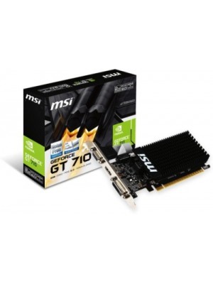 MSI NVIDIA GeForce GT 710 2 GB DDR3 Graphics Card(Black)