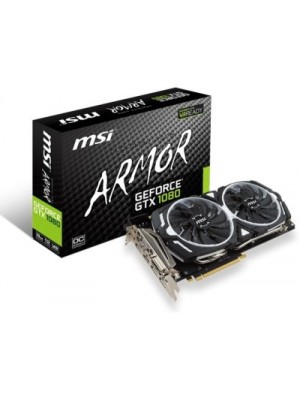 MSI NVIDIA GTX 1080 ARMOR 8G OC. 8 GB GDDR5X Graphics Card(Black)