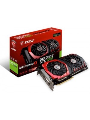 MSI NVIDIA GTX 1080 GAMING X 8G 8 GB GDDR5X Graphics Card(Black, Red)