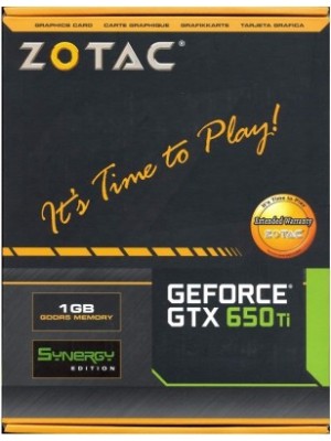 Zotac NVIDIA GTX 650 Ti 1GB 1 GB GDDR5 Graphics Card