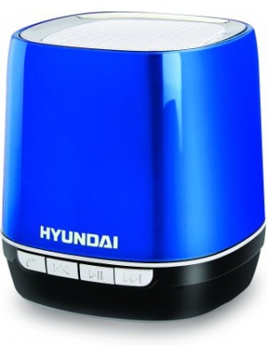 Hyundai I80blue Portable Bluetooth Mobile/Tablet Speaker(Blue and Black, 1.0 Channel)