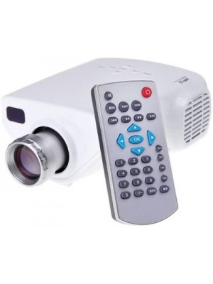 Black Cat 150 lm LED Corded Portable Projector(Multicolor)
