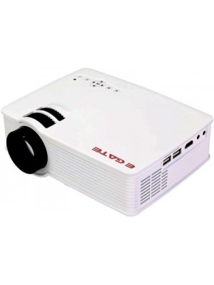 EGATE i12 1200 lm LED Corded Portable Projector(White)