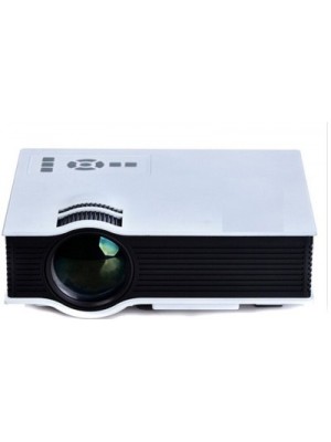 Play PP 004 1800 lm LED Corded & Cordless Portable Projector(White)