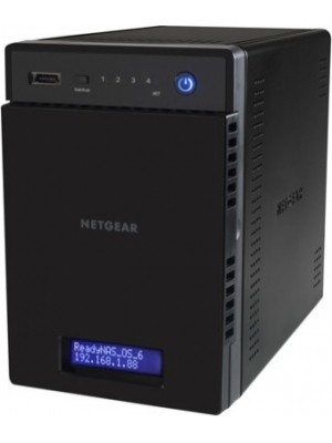 Netgear Ready NAS 104 , 4-Bay 4x2Tb Desktop Drive 8 TB External Hard Disk Drive(Black)