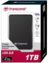 Transcend 1 TB Wired External Hard Disk Drive(Black, External Power Required)