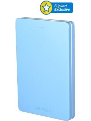 Toshiba Canvio Alumy 2 TB Wired External Hard Disk Drive(Blue)