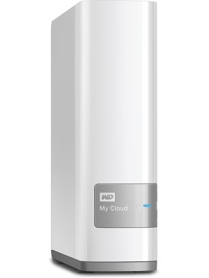 WD My Cloud 3 TB Wired External Hard Disk Drive(White, External Power Required)