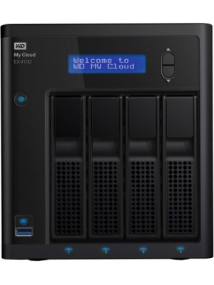 WD My Cloud Expert Series EX4100 0 TB Wired External Hard Disk Drive(Black, External Power Required)