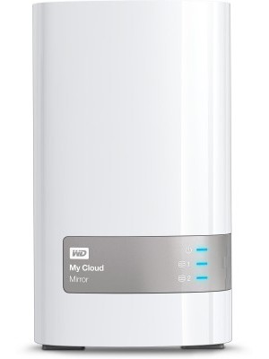 WD My Cloud Mirror 6 TB Wired External Hard Disk Drive(White, External Power Required)