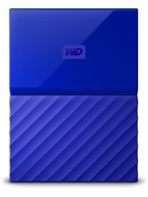 WD My Passport 1 TB Wired External Hard Disk Drive(Blue)