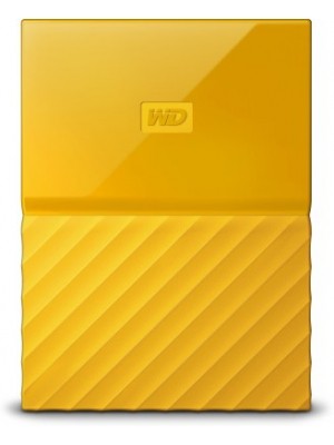 WD My Passport 2 TB Wired External Hard Disk Drive(Yellow)