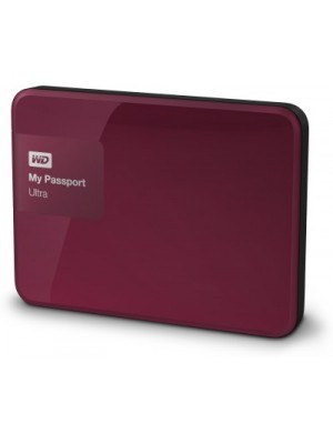 WD My Passport Ultra 1 TB Wired External Hard Disk Drive(Berry)