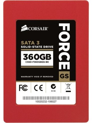 Corsair Force Series GS 360 GB SSD Internal Hard Drive (CSSD-F360GBGS-BK)