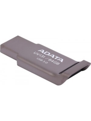 ADATA AUV131-64G-RGY 64 GB USB 3.0 Utility Pendrive(Grey)
