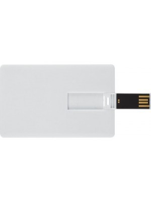 Bgl Credit Card Shape Usb 8 GB Pen Drive(White)