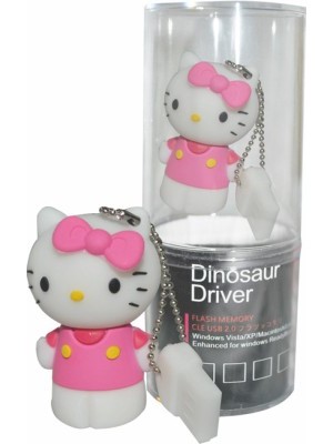 Dinosaur Drivers Kitty 8 GB Pen Drive(Pink)