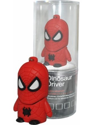 Dinosaur Drivers Spiderman 16 GB Pen Drive(Red)