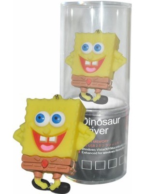 Dinosaur Drivers Sponge Bob Smile 32 GB Pen Drive(Yellow)