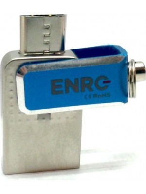 ENRG Ambry 32 GB Pen Drive(Silver, Blue)