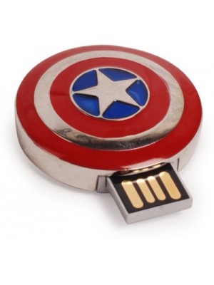 ENRG Captain America Shield 16 GB Pen Drive(Red, Silver)
