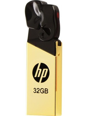 HP V 239G 32 GB Fancy Pendrive(Golden & Black)