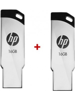 HP v236w 2 Pcs 16 GB Pen Drive(Red, Silver)