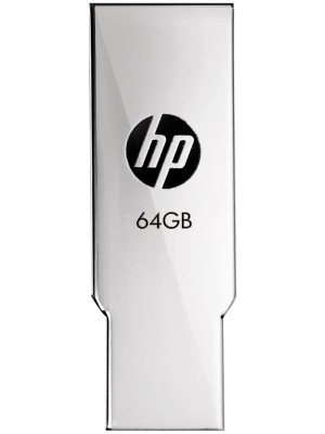 HP V237W 64 GB Pen Drive(Silver)