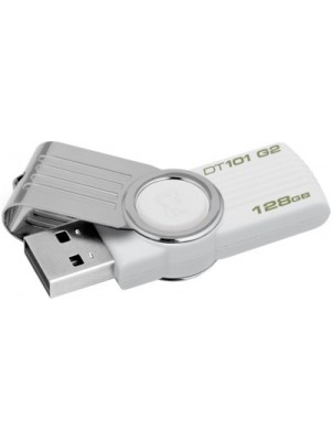 Kingston Data Traveler 101 G2 128 GB Pen Drive(White)