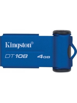 Kingston Data Traveler 108 4 GB Pen Drive(Blue)