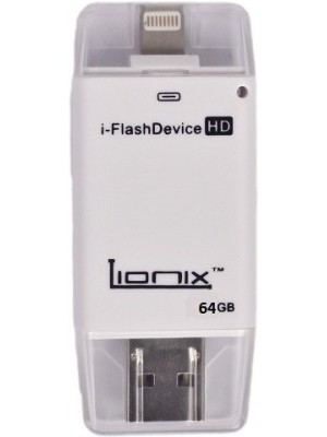 Lionix i Flash Drive 64 GB OTG Drive(White)