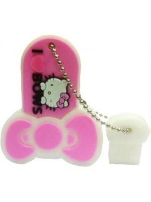 Microware Hello Kitty Bows Pink 16 GB Pen Drive(Multicolor)
