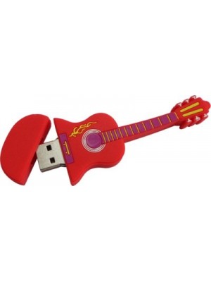 Microware Red Electric Guitar Shape 8 GB Pen Drive