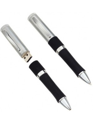 Microware Silver Black Pen 32 GB Pen Drive(Multicolor)