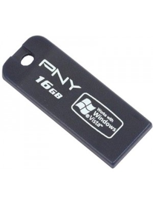 PNY Micro Attache 16 GB Pen Drive(Black)