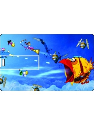 Printland Credit card Angry Bird 8 GB Pen Drive(Multicolor)