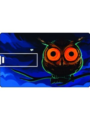 Printland Credit Card Big Eyes 8 GB Pen Drive(Multicolor)