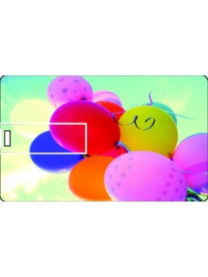 Printland Credit Card Color of life 8 GB Pen Drive(Multicolor)